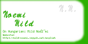 noemi mild business card